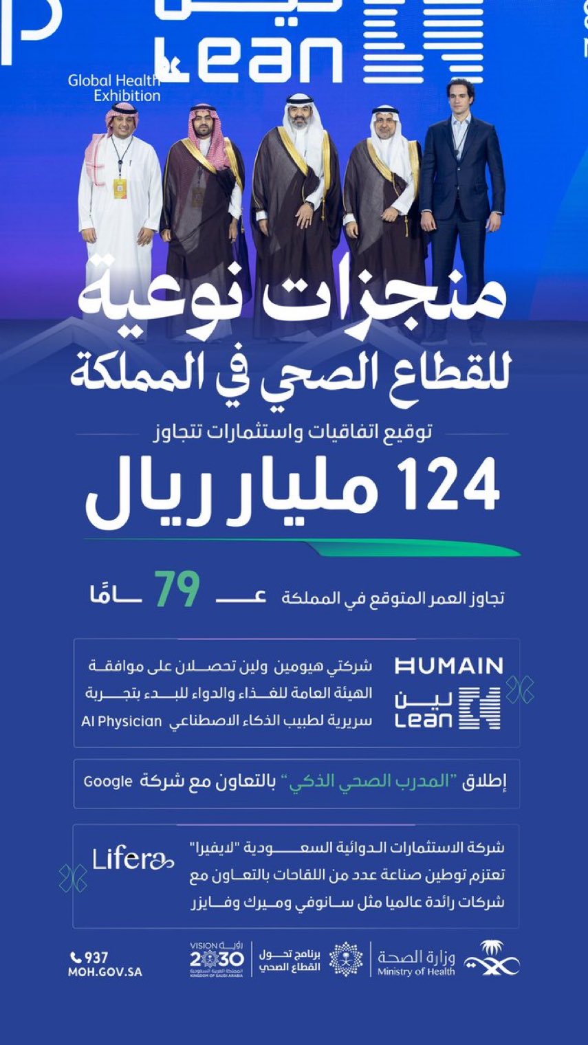 كلمته الافتتاحية؛ أعلن وزير الصحة عن شراكات إستراتيجية وإطلاقات نوعية؛ تعزيزًا لصحة الإنسان وجودة حياته. 
#ملتقى_الصحة_العالمي
#رؤية_السعودية_2030
#صحة_الشرقية



